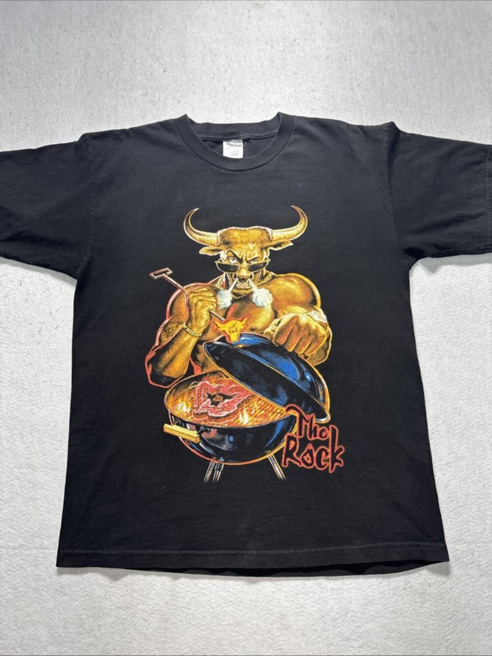Murina Vintage 1999 The Rock Bull BBQ WWF Tee